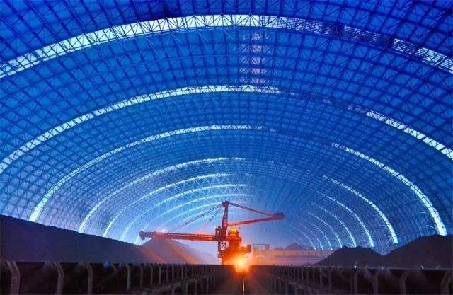 昌吉亿优钢构工程师为您解析原料场封闭技术的特点和类型